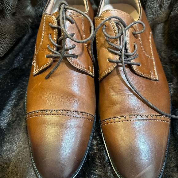 Joseph Abboud Cognac Calvin’s  men shoes - Picture 1 of 5